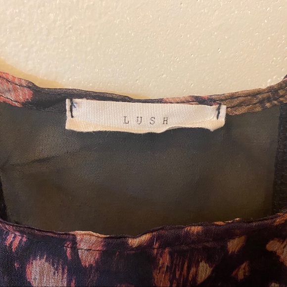 Lush High Low Sheer Blouse - Picture 1 of 3